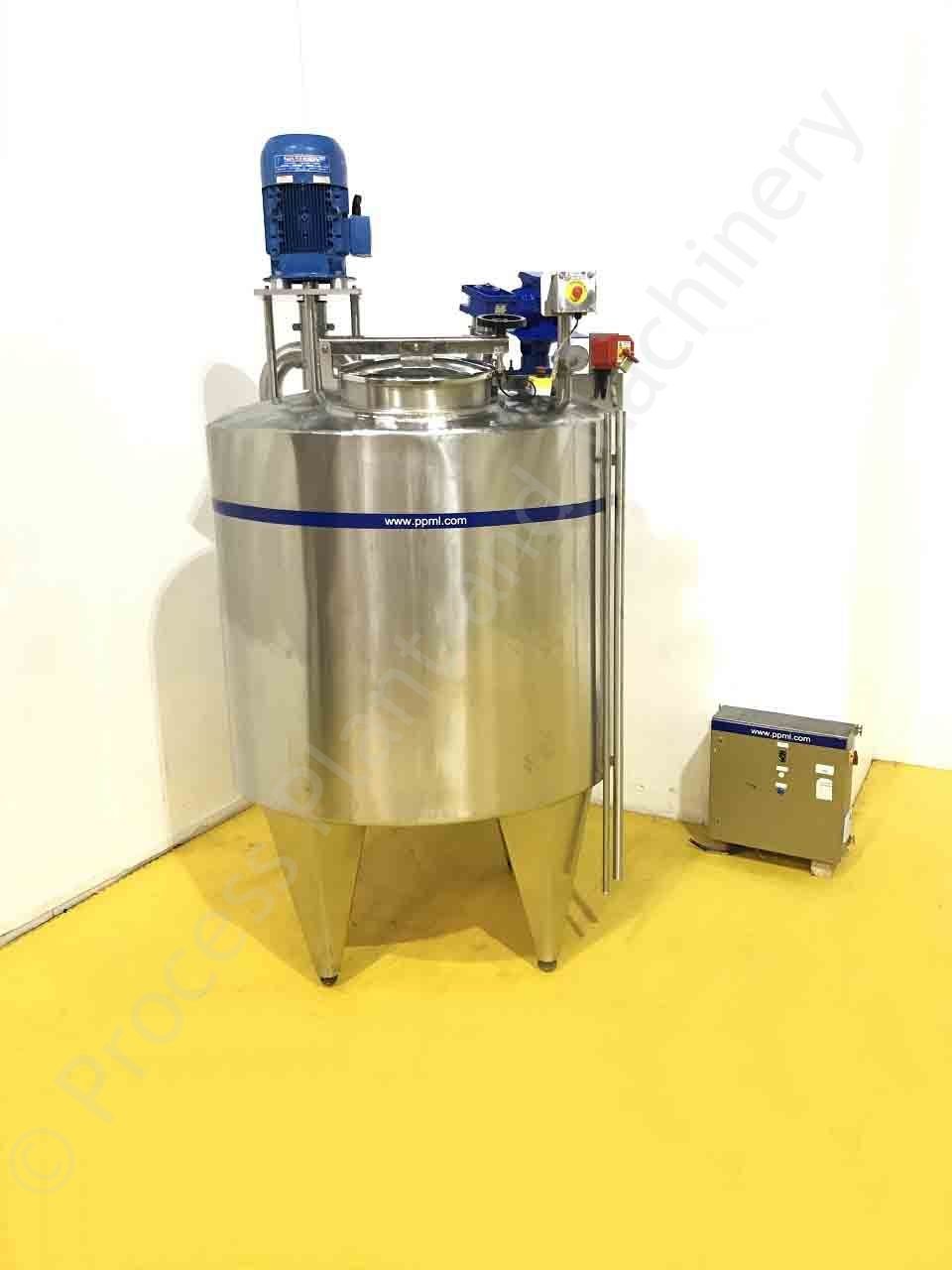 Used 2,000 Ltr Stainless Steel Tank with Silverson High Shear Batch